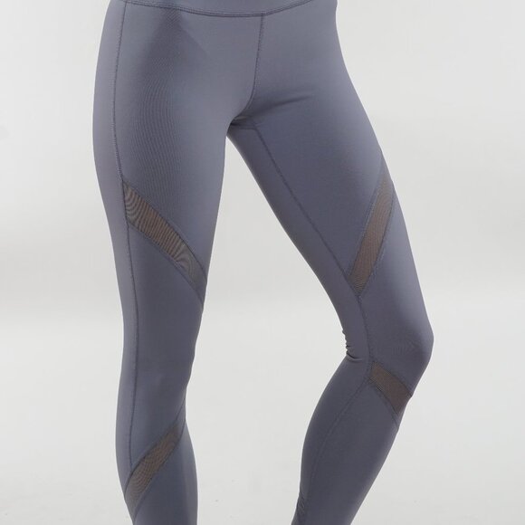 Full length Mesh-Panel Active Leggings with Zipper - Picture 7 of 7
